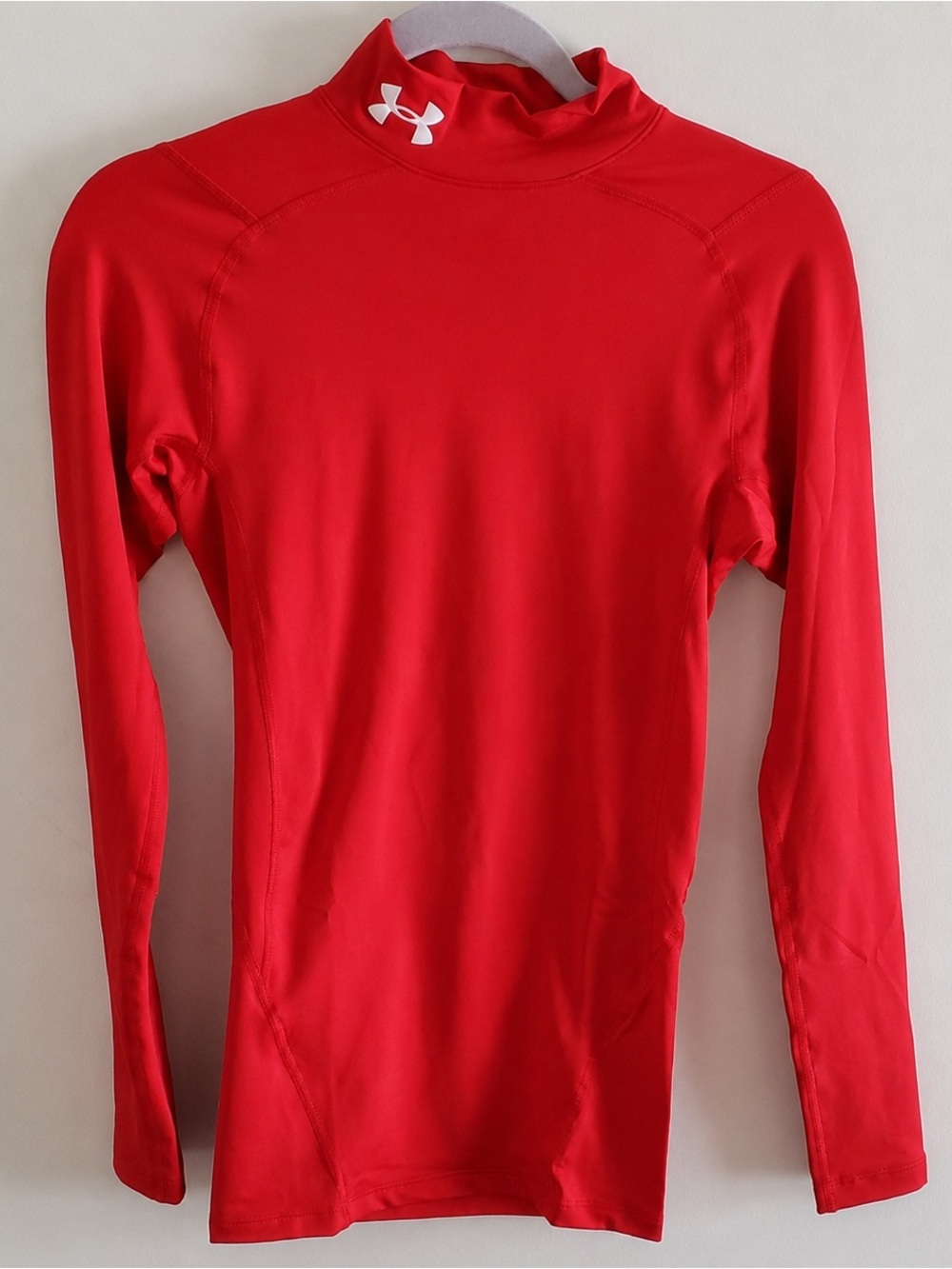 Under Armour Red Long-Sleeve Compression Shirt